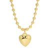 That's So Goode Heart Necklace Necklaces Leeada Studio Gold  