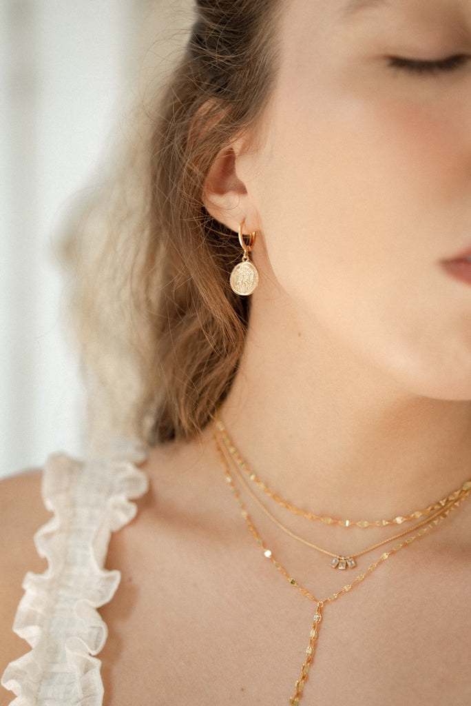 Wax Seal Huggie Earring Earrings Katie Waltman Jewelry   