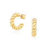 Cenie Rope Hoop Earrings Earrings Mod + Jo   