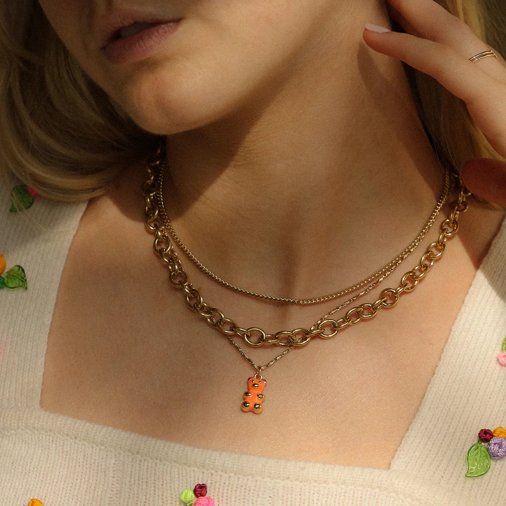Gummy Neon Necklace Necklaces Leah Alexandra   