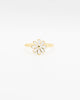 Daisy Flower Ring | White Enamel Rings P&K 6  