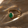 Mini Antiquity Ring | 14K Gold & Emerald Rings Leah Alexandra   