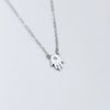 Tiny Hamsa Hand Necklace Necklaces P&K Silver  