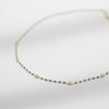Elsie Beaded Choker Necklace | Enamel Necklaces P&K Turquoise  