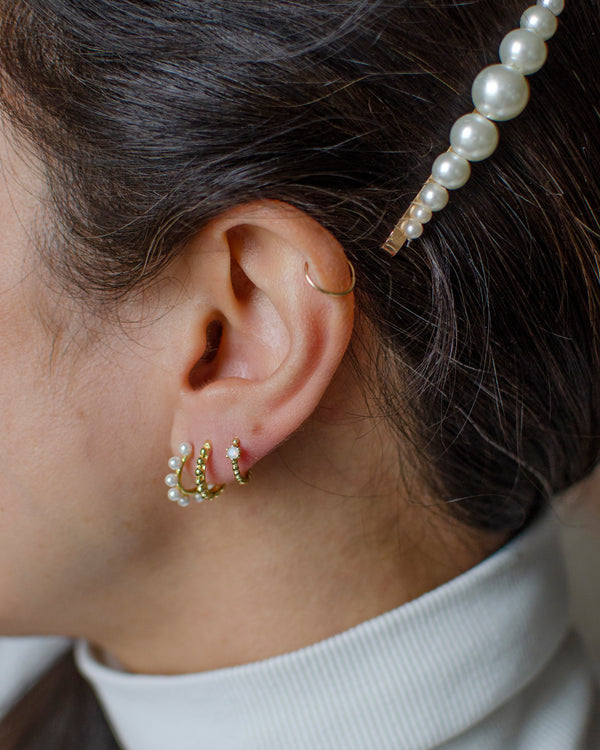 Mabe Pearl Earrings Earrings P&K   