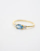 Evie Ring Rings Jewelry Design Group 6 Blue Topaz CZ 