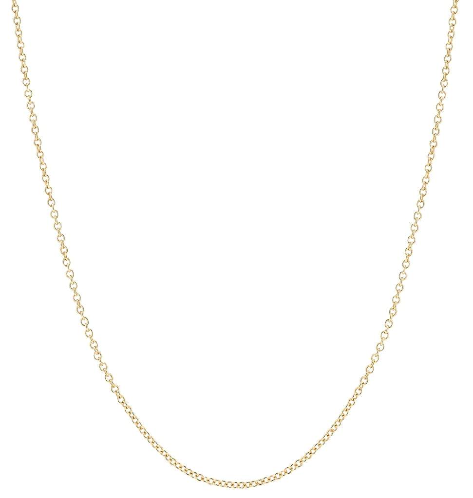 Dainty Chain Necklaces Jewelry Design Group 16" Yellow Gold 