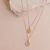 Love Token Necklace | 14K Necklaces Leah Alexandra Round  