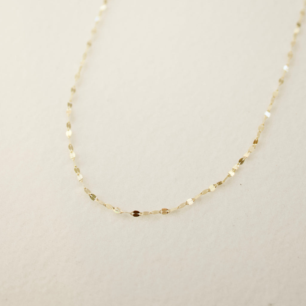 Shimmer Necklace | 10K Gold Necklaces Leah Alexandra   