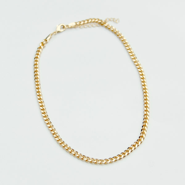 Marceline Curb Chain Choker Necklaces P&K   