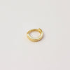 Tiny Huggie Hoop Earring | Single Earrings P&K Yellow Gold  