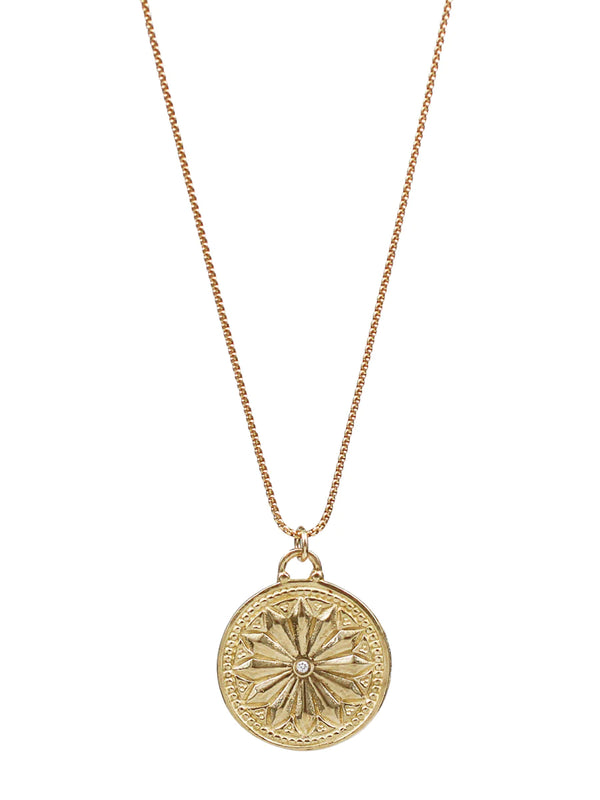 Sun Lotus Necklace Necklaces Lulu Designs   