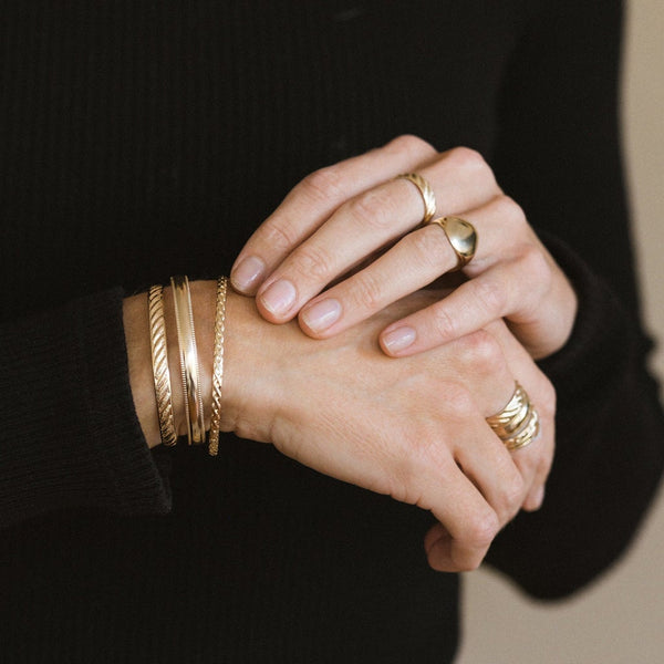 Bardot Cuff | Goldfill Bracelets Leah Alexandra   
