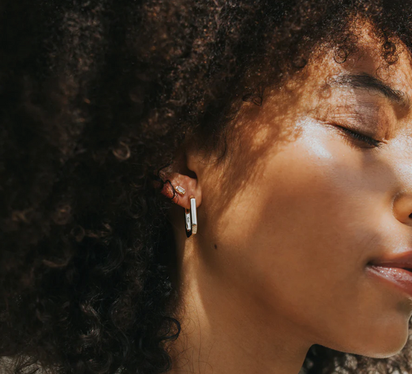 Bridgette Hoops | Silver Earrings Mod + Jo   