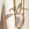 Thin Herringbone Necklace Necklaces Jewelry Design Group   