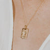 Old English Initial Pendant Necklaces Mod + Jo K  