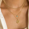Sofia Slice Necklace | Turquoise Necklaces Leah Alexandra   