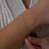 Singapore Chain Spark Bracelet | 14K Bracelets Leah Alexandra   